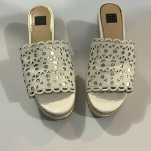 White House black market heel sandals